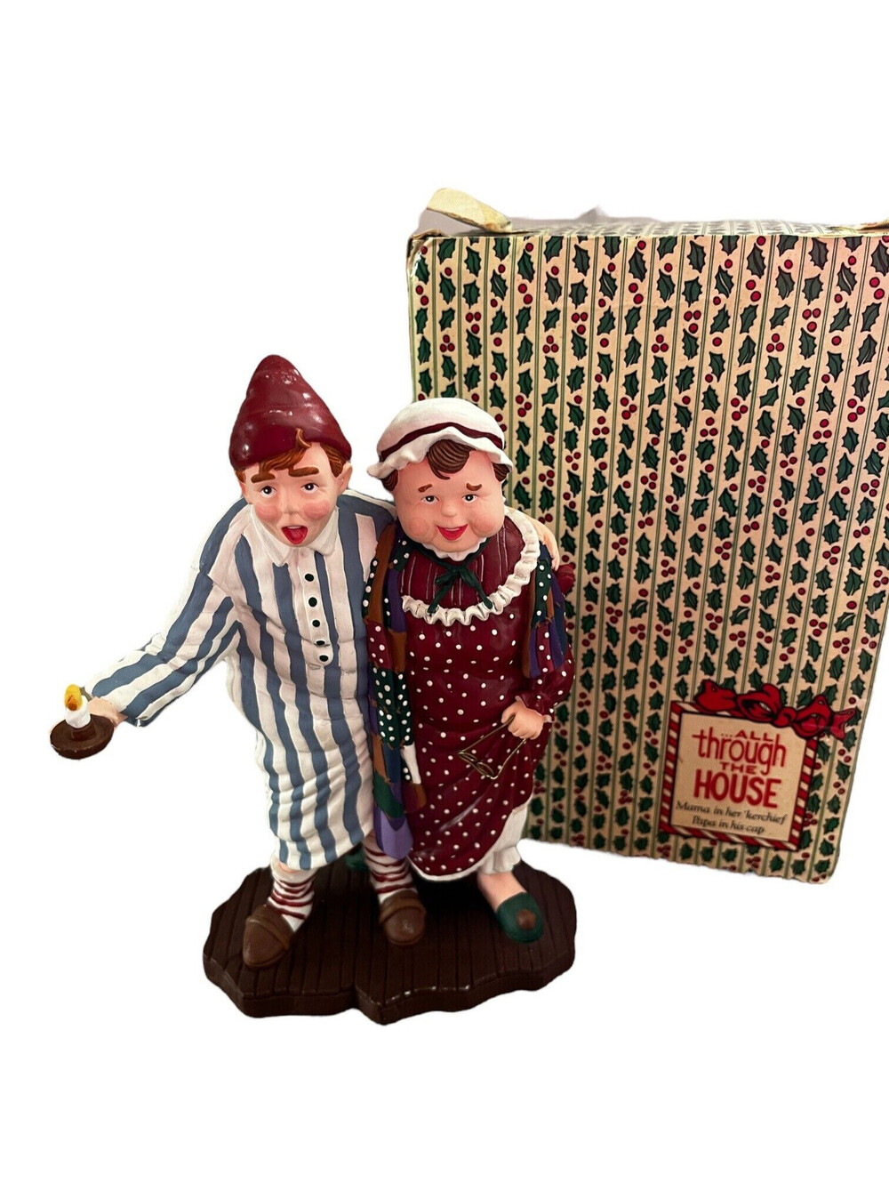 Dept 56 All Through The House Mama In Her Kerchief Papa In His Cap Christmas